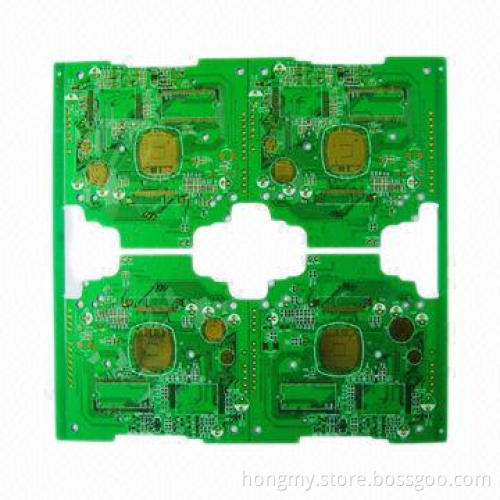 Double-sided PCB with HASL Finish and 0.2 to 3.2mm Finish Board Thickness